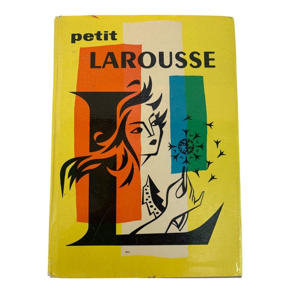 VTG French Petit Larousse 1963 Edition Hardcover Illustrated Encyclopedia 8799